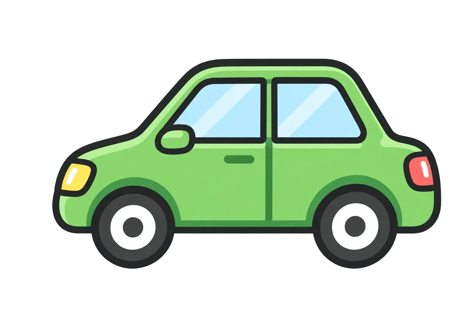 車の運転を表すイラスト